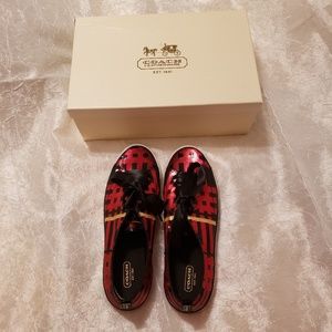 Coach- Sequin Tennis Shoes, Size 8.5